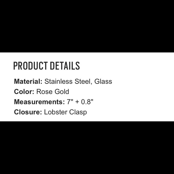 NWT Fossil Vintage Glitz Bezel Bracelet - Picture 2 of 5